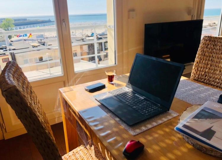 Bellevue -Appartement De Charme - Vue Imprenable Sur La Mer - Face A Nausicaa Boulogne-sur-Mer Dış mekan fotoğraf