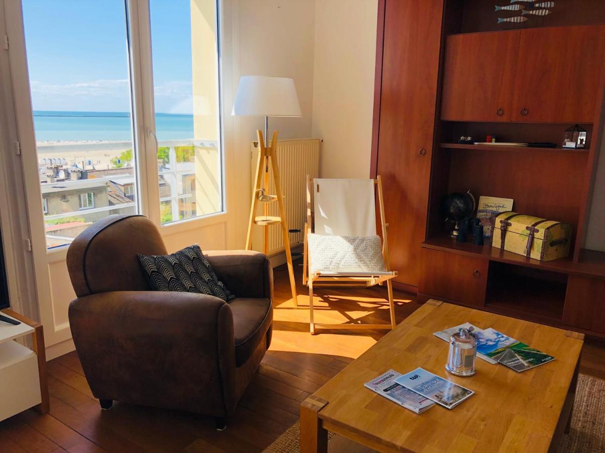 Bellevue -Appartement De Charme - Vue Imprenable Sur La Mer - Face A Nausicaa Boulogne-sur-Mer Dış mekan fotoğraf